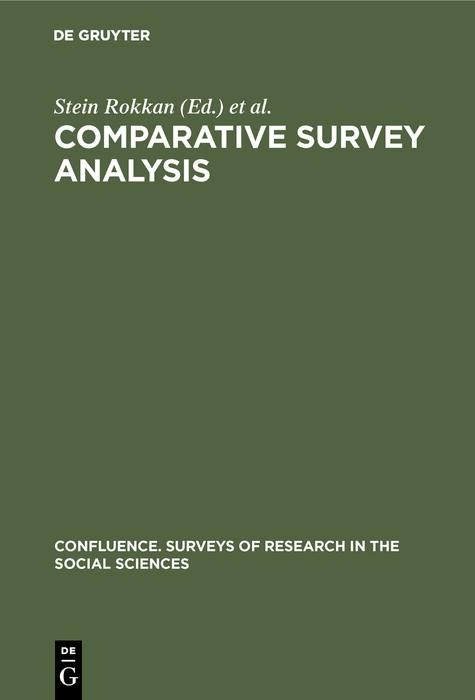 Produktbild: Comparative survey analysis