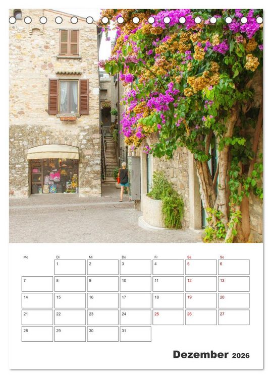 Produktbild: Sirmione - Reiseplaner (Tischkalender 2026 DIN A5 hoch), CALVENDO Monatskalender