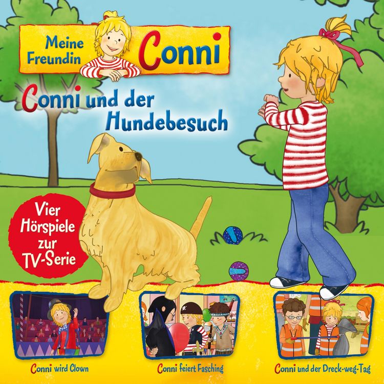 Produktbild: 09: Conni und der Hundebesuch / Conni wird Clown / Conni feiert Fasching / Conni und der Dreck-weg-Tag (Vier H&ouml;rspiele zur TV-Serie)