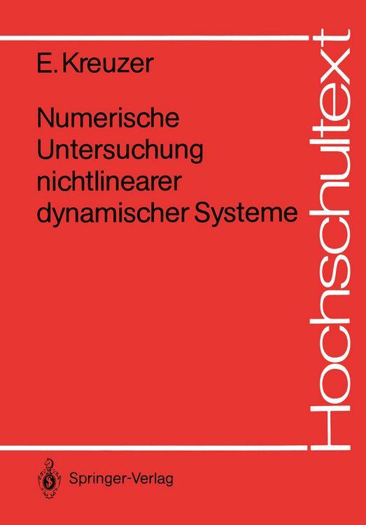 Produktbild: Numerische Untersuchung nichtlinearer dynamischer Systeme