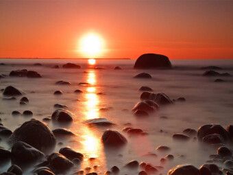 Produktbild: CALVENDO Puzzle Sonnenuntergang | 1000 Teile Lege-Gr&ouml;&szlig;e 64x48cm Foto-Puzzle f&uuml;r gl&uuml;ckliche Stunden