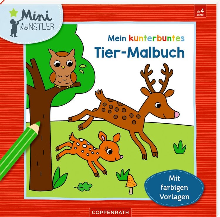 Produktbild: Mein kunterbuntes Tier-Malbuch (Mini-Künstler)