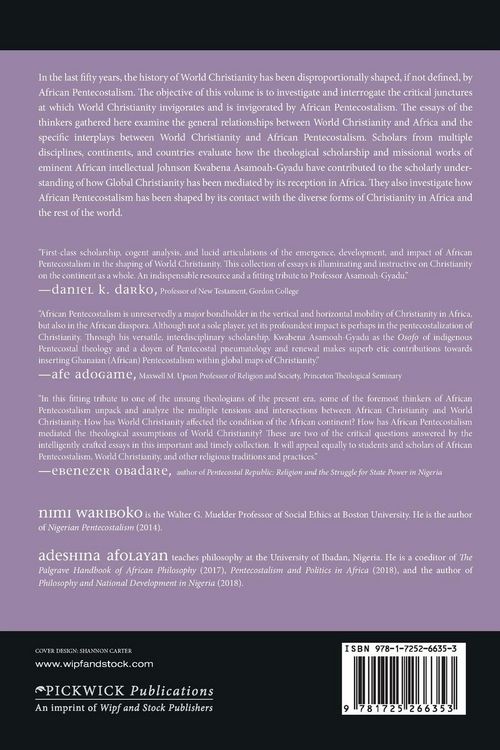 Produktbild: African Pentecostalism and World Christianity