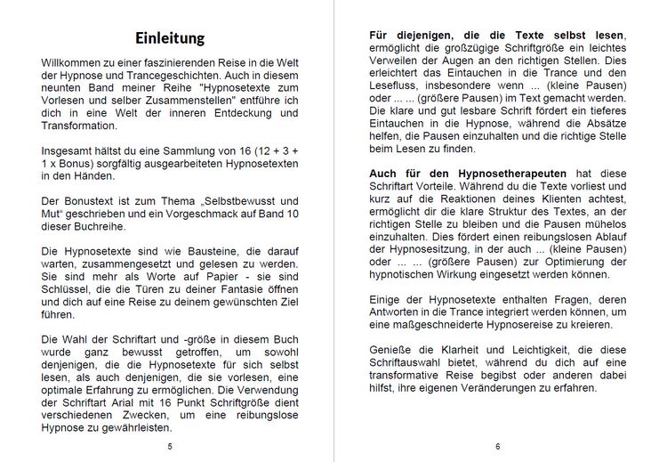 Produktbild: Hypnosetexte zum Vorlesen und selber Zusammenstellen 9