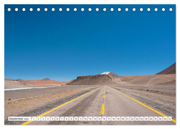 Produktbild: Magie dieses S&uuml;damerikanischen Landes, Chile (Tischkalender 2026 DIN A5 quer), CALVENDO Monatskalender