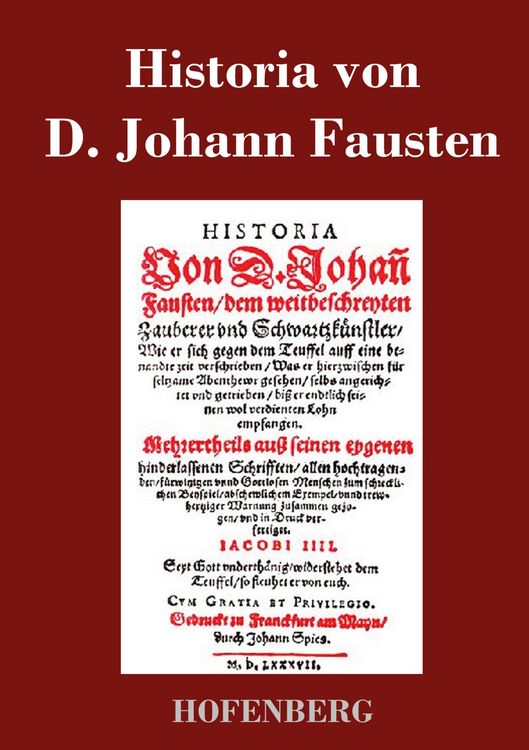 Produktbild: Historia von D. Johann Fausten