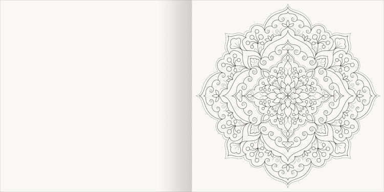 Produktbild: Aquarell-Malblock &ndash; Mandalas