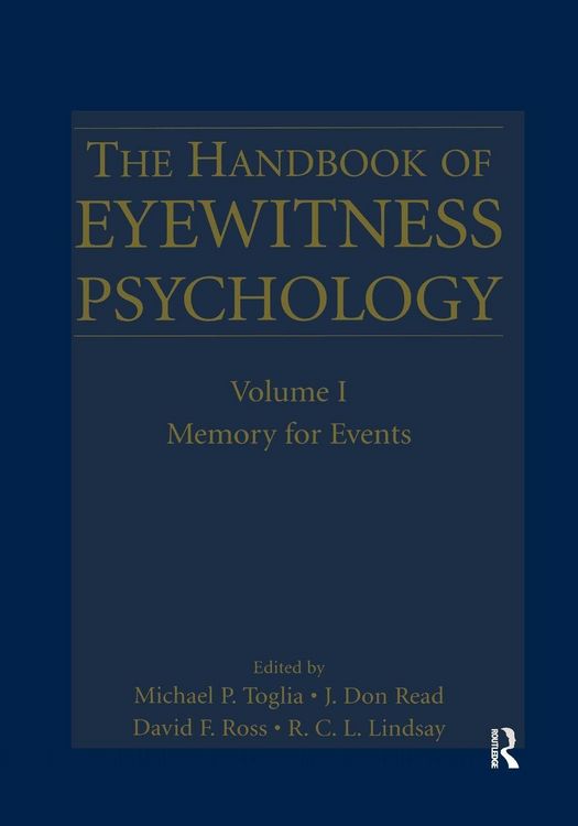 Produktbild: The Handbook of Eyewitness Psychology