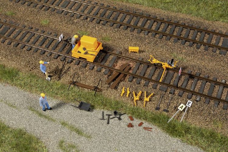 Produktbild: Auhagen 41670 H0 Gleisbau-Set Zubeh&ouml;r