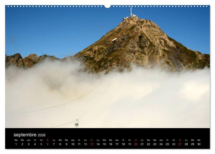 Produktbild: Couleurs Pyr&eacute;n&eacute;es (Calendrier mural 2026 DIN A2 vertical) calendrier de bureau