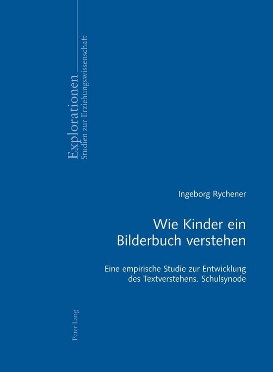 Produktbild: Wie Kinder ein Bilderbuch verstehen