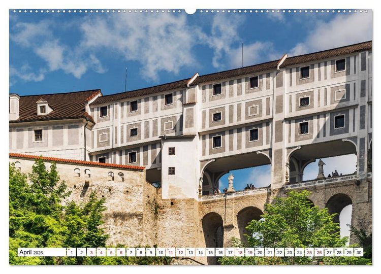 Produktbild: Ein Wochenende in Krumau (hochwertiger Premium Wandkalender 2026 DIN A2 quer), Kunstdruck in Hochglanz