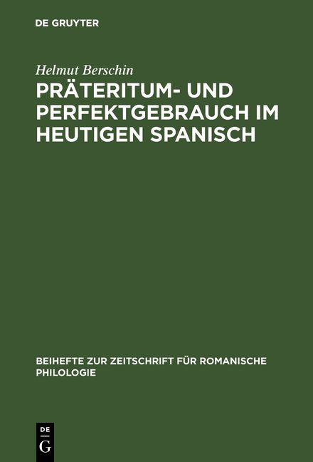 Produktbild: Pr&auml;teritum- und Perfektgebrauch im heutigen Spanisch