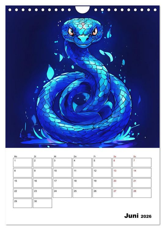 Produktbild: Tierisches Horoskop (Wandkalender 2026 DIN A4 hoch), CALVENDO Monatskalender