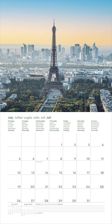 Produktbild: Metropolen - KUNTH Broschurkalender 2027