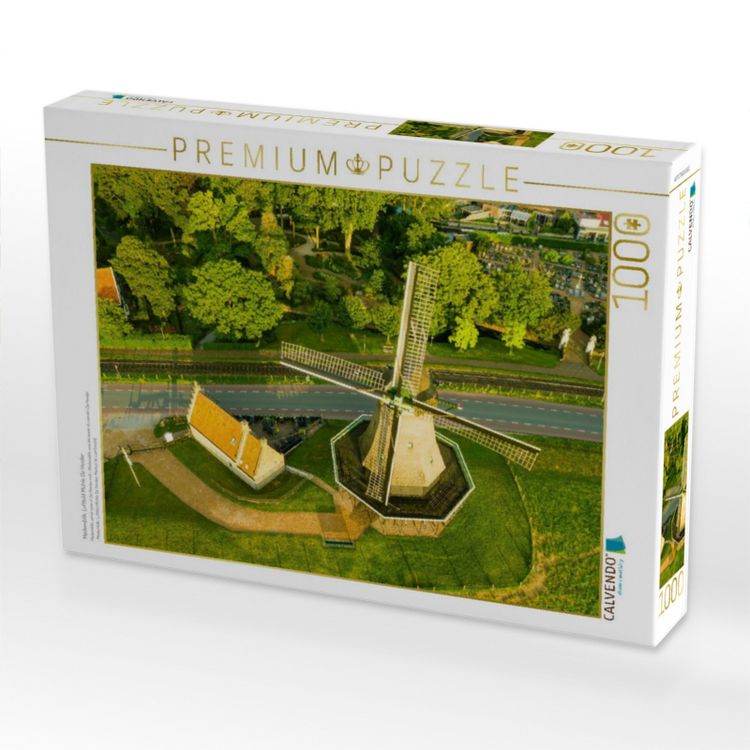 Produktbild: CALVENDO Puzzle Medemblik, Luftbild M&uuml;hle De Herder | 1000 Teile Lege-Gr&ouml;&szlig;e 64x48cm Foto-Puzzle f&uuml;r gl&uuml;ckliche Stunden