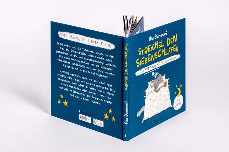 Produktbild: Streichel den Siebenschl&auml;fer - Ein Gute-Nacht-Mitmachbuch. F&uuml;r Kinder ab 2 Jahren