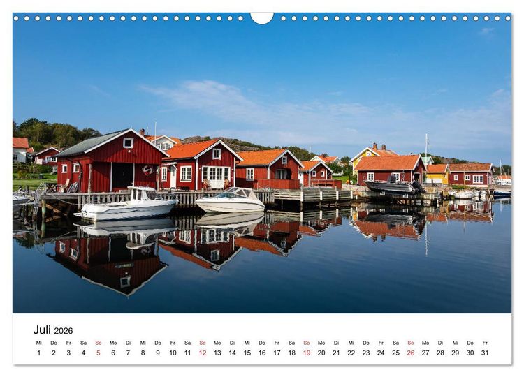Produktbild: Westk&uuml;ste in Schweden (Wandkalender 2026 DIN A3 quer), CALVENDO Monatskalender