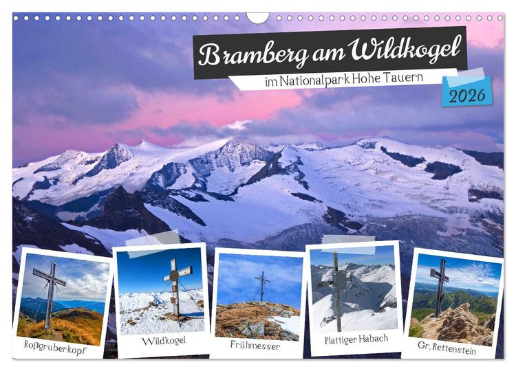 Produktbild: Bramberg am Wildkogel (Wandkalender 2026 DIN A3 quer), CALVENDO Monatskalender