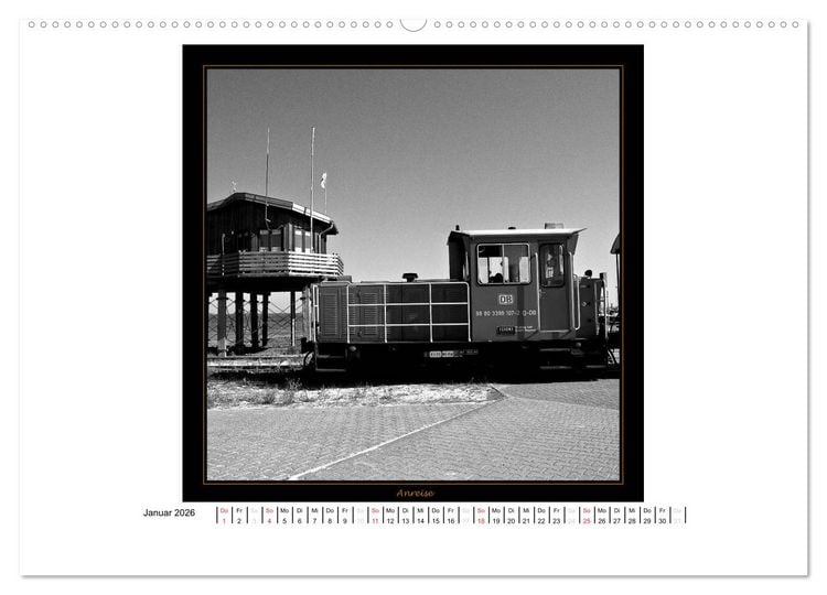 Produktbild: Wangerooge in Fine Art (Wandkalender 2026 DIN A2 quer), CALVENDO Monatskalender