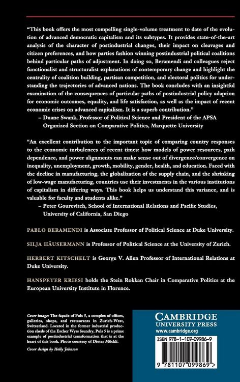 Produktbild: The Politics of Advanced Capitalism