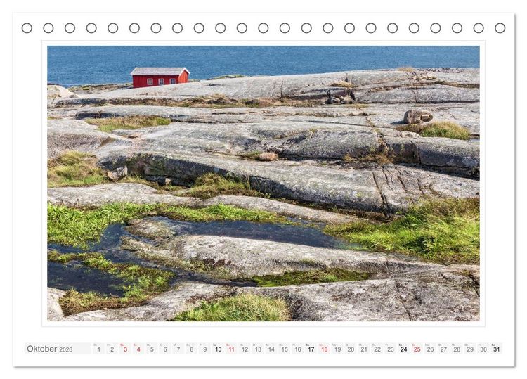 Produktbild: Bohusl&auml;n. K&auml;ring&ouml;n - Gullholmen - H&aring;ll&ouml; (Tischkalender 2026 DIN A5 quer), CALVENDO Monatskalender