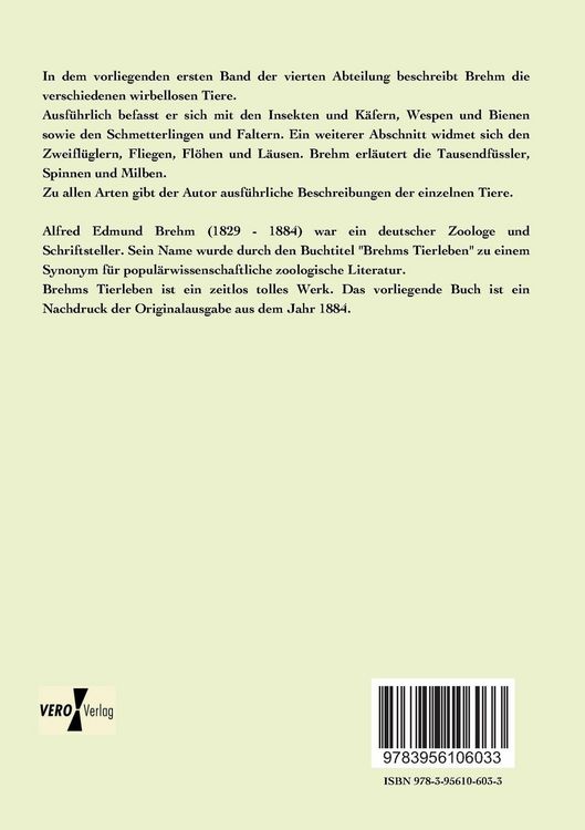 Produktbild: Brehms Thierleben