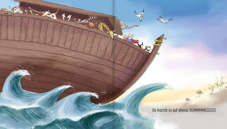Produktbild: Als Noah die Arche baute &ndash; ein Bilderbuch f&uuml;r Kinder ab 5 Jahren