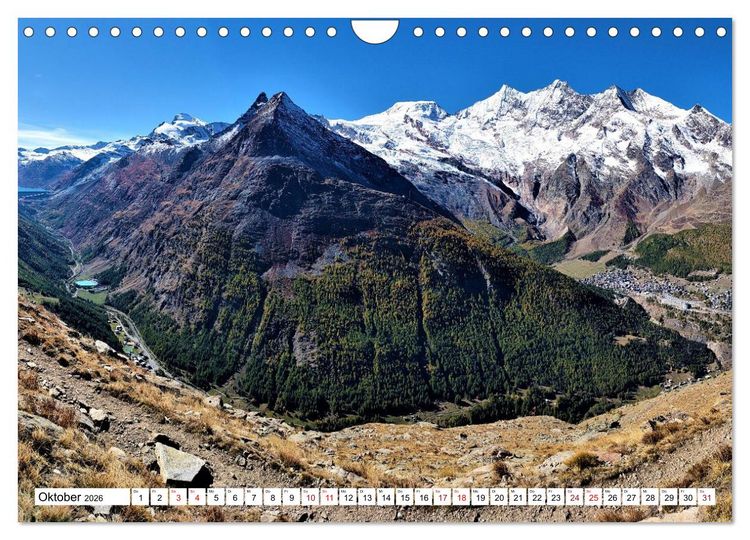 Produktbild: Majest&auml;tische Alpen (Wandkalender 2026 DIN A4 quer), CALVENDO Monatskalender