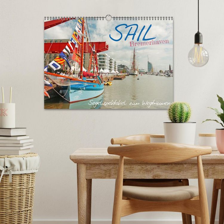 Produktbild: SAIL Bremerhaven. Segelspektakel zum Wegtr&auml;umen (Wandkalender 2026 DIN A3 quer), CALVENDO Monatskalender