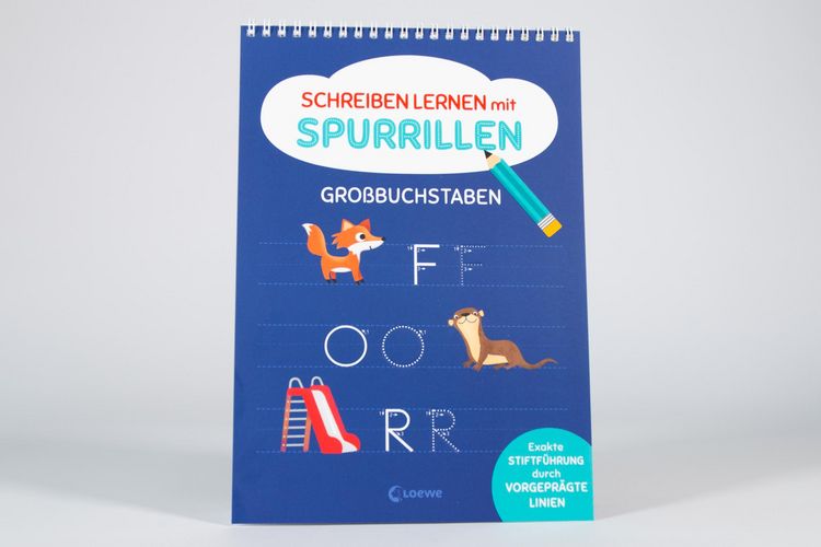 Produktbild: Schreiben lernen mit Spurrillen - Gro&szlig;buchstaben