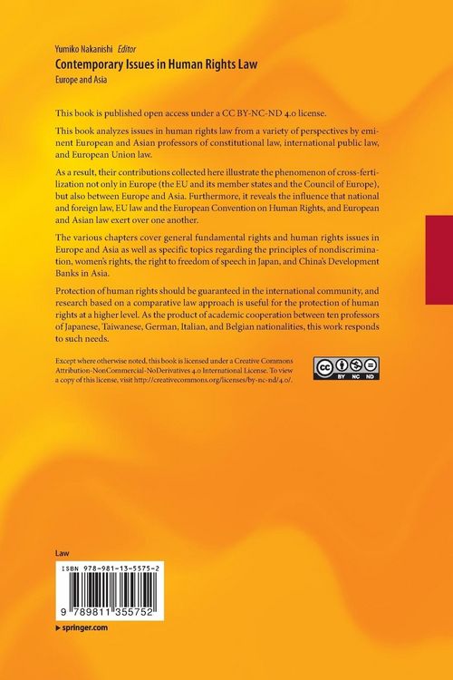 Produktbild: Contemporary Issues in Human Rights Law