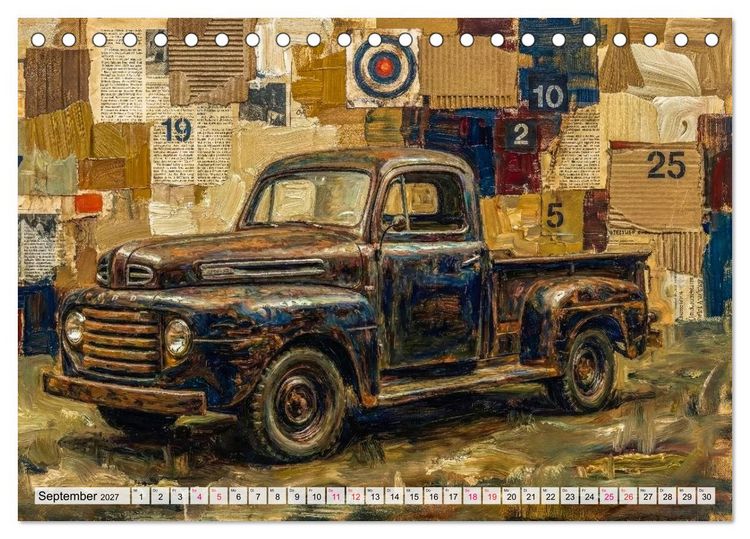 Produktbild: Patina und PS (Tischkalender 2027 DIN A5 quer), CALVENDO Monatskalender