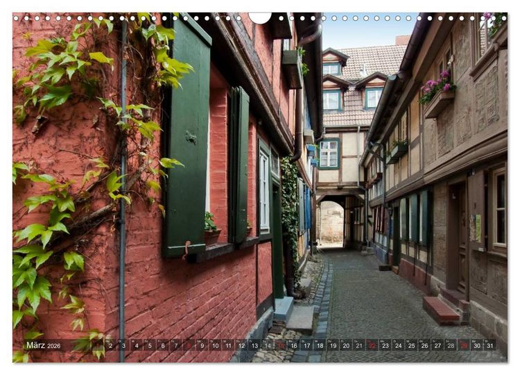 Produktbild: Malerisches Quedlinburg (Wandkalender 2026 DIN A3 quer), CALVENDO Monatskalender
