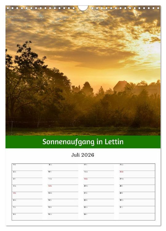 Produktbild: Natursch&ouml;nheiten aus Halle (Saale) (Wandkalender 2026 DIN A3 hoch), CALVENDO Monatskalender
