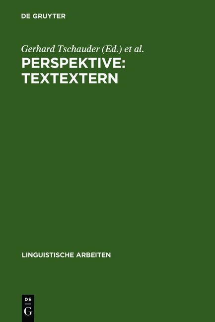 Produktbild: Perspektive: textextern