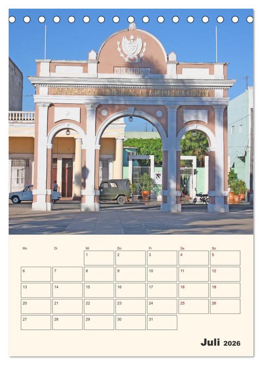 Produktbild: Kuba - Inselparadies in der Karibik (Tischkalender 2026 DIN A5 hoch), CALVENDO Monatskalender