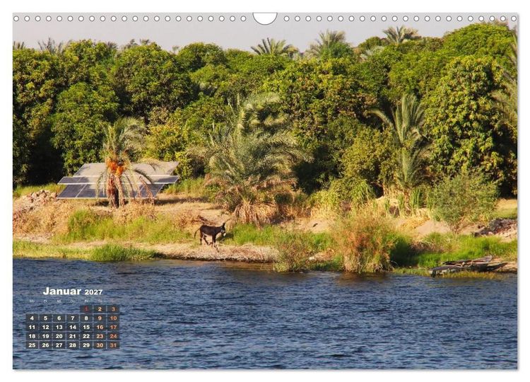 Produktbild: &Auml;gypten - Landschaften entlang des Nils (Wandkalender 2027 DIN A3 quer), CALVENDO Monatskalender