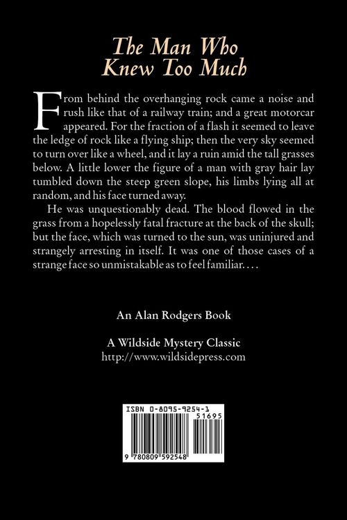 Produktbild: The Man Who Knew Too Much by G. K. Chesterton, Fiction, Mystery & Detective