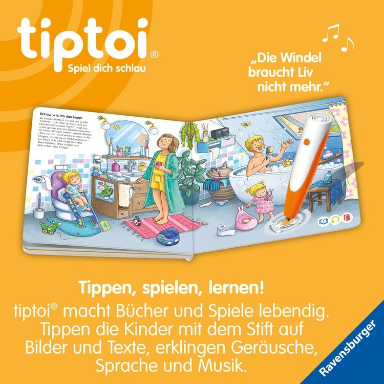 Produktbild: tiptoi&reg; Abenteuer Gro&szlig;werden - Liv geht aufs T&ouml;pfchen