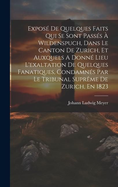 Produktbild: Expos&eacute; De Quelques Faits Qui Se Sont Pass&eacute;s &Agrave; Wildenspuch, Dans Le Canton De Zurich, Et Auxquels A Donn&eacute; Lieu L'exaltation De Quelques Fanatiques, Con