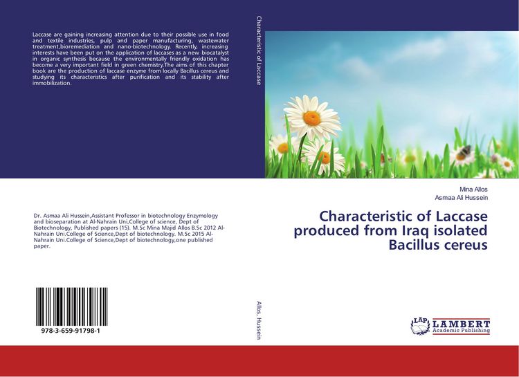 Produktbild: Characteristic of Laccase produced from Iraq isolated Bacillus cereus