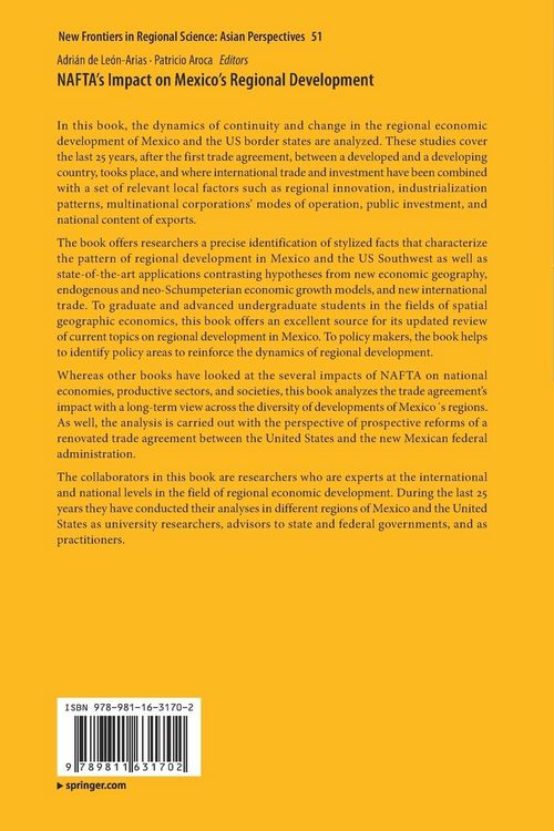 Produktbild: NAFTA&rsquo;s Impact on Mexico&rsquo;s Regional Development
