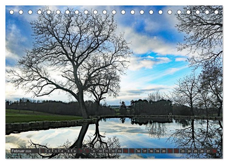 Produktbild: Karlsruhes Osten (Tischkalender 2026 DIN A5 quer), CALVENDO Monatskalender