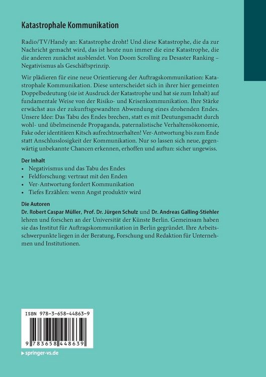 Produktbild: Katastrophale Kommunikation