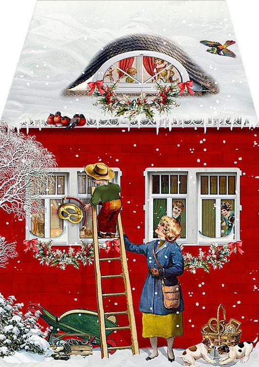 Produktbild: Miniatur-Adventskalender &ndash; Weihnachtsh&auml;uschen
