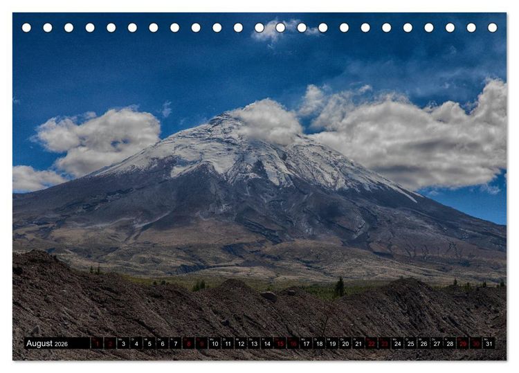 Produktbild: Traumwelt Ecuador (Tischkalender 2026 DIN A5 quer), CALVENDO Monatskalender