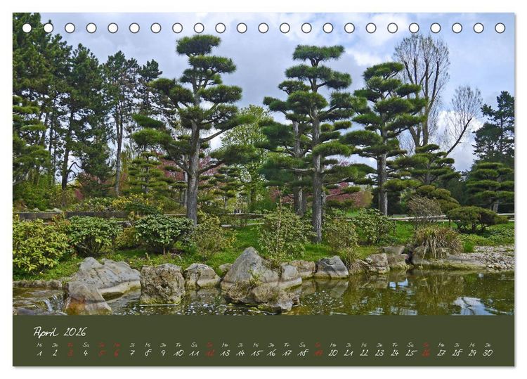 Produktbild: D&uuml;sseldorfer Nordpark (Tischkalender 2026 DIN A5 quer), CALVENDO Monatskalender