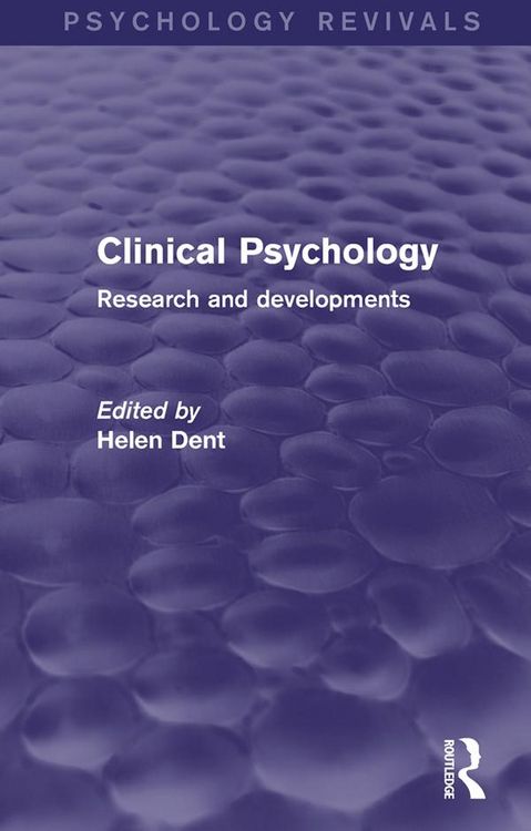 Produktbild: Clinical Psychology (Psychology Revivals)