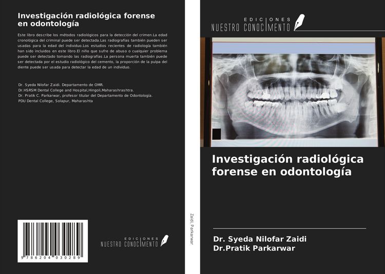 Produktbild: Investigaci&oacute;n radiol&oacute;gica forense en odontolog&iacute;a